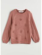 LC WAIKIKI Pulover cu flori brodate - Roz prafuit