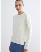 LC WAIKIKI Pulover cu model torsade - Alb