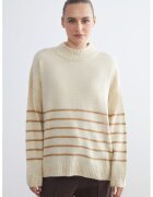 LC WAIKIKI Pulover lejer cu model cu dungi - Maro nisip