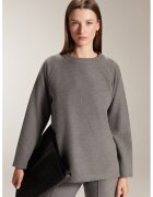 LC WAIKIKI Pulover tricotat fin cu maneci raglan - Gri inchis