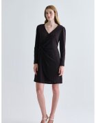 LC WAIKIKI Rochie cu model petrecut si aspect stralucitor - Maro inchis/Roz