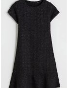 LC WAIKIKI Rochie evazata cu aspect stralucitor - Negru