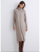 LC WAIKIKI Rochie-pulover tricotata cu guler inalt - Gri deschis