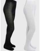 LC WAIKIKI Set de dresuri striate - 2 perechi - Alb/Negru