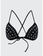 LC WAIKIKI Sutien de baie cu strasuri - Negru