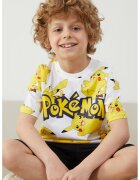 LC WAIKIKI Tricou cu model cu desene - Alb/Galben