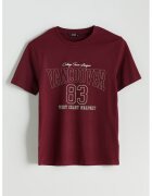 LC WAIKIKI Tricou din bumbac cu imprimeu - Visiniu