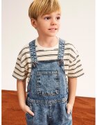 LC WAIKIKI Tricou in dungi cu decolteu la baza gatului - Crem