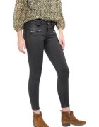 Le Temps Des Cerises Pantaloni dama skinny - 7 buzunare - negru - bumbac|poliester|elastan -