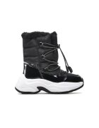 Leaf Cizme copii - 24889 - Piele ecologica - Negru