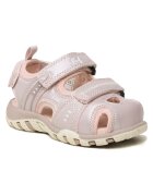 Leaf Sandale fete - Piele ecologica - Roz