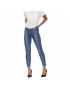 Lee Blugi Dama - Elly Cropped W29-L31 - Bumbac - Zipper - Lung - 5 Buzunare 2 Mari 2 Medii Exterioare1 Mic Interior - Talie Medie / Regulata - Albastru