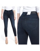 Lee Blugi Dama - Scarlett High Zip - W24-L31 - 100% Bumbac - Fermoar - Lungi - 5 Buzunare - High-Quality - Albastru