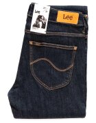 Lee Blugi Dama - Scarlett - W26-L33 - Bumbac - Fermoar - Lungi - Talie Medie - 5 Bunzuare - High-Quality - Albastru Inchis