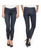 Lee Blugi Dama - Scarlett - W27-L33 - Bumbac - Fermoar - Lungi - Talie Medie - 5 Bunzuare - High-Quality - Albastru Inchis