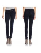 Lee Blugi Dama - Toxey - W24-L29 - Bumbac - Fermoar - Lungi - Talie Joasa - 5 Bunzuare - High-Quality - Negru