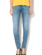 Lee Blugi skinny cu talie inalta si aspect decolorat Scarlett - Albastru