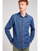 Lee Camasa barbati - bluza din denim - regular fit - albastru - bumbac
