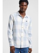 Lee Camasa barbati - Mercantile Shirt - croiala relaxata - carouri alb-albastru - 100% bumbac