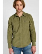 Lee Camasa barbati - model SURE SHIRT - verde - bumbac - maneca scurta - croiala regular fit