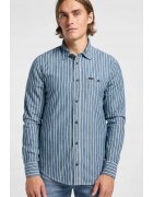 Lee Camasa barbati - SURE SHIRT - albastru - bumbac - maneca scurta - regular fit
