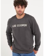 Lee Cooper Bluza de trening cu imprimeu logo - Alb/Gri inchis