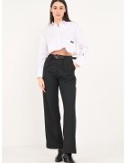 Lee Cooper Camasa crop lejera de bumbac - Alb optic