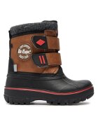 Lee Cooper Ghete baieti 304322655 - Piele ecologica - Maro - Maro