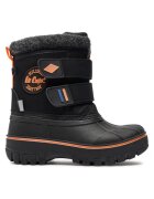 Lee Cooper Ghete baieti 304322662 - Piele ecologica - Negru - Negru