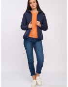 Lee Cooper Jacheta cu gluga si buzunare oblice - Bleumarin
