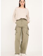 Lee Cooper Pantaloni cargo de bumbac - Kaki