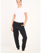 Lee Cooper Pantaloni conici de trening cu snur - Negru