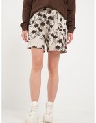 Lee Cooper Pantaloni scurti cu model tropical - Maro inchis/Alb fildes
