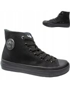 Lee Cooper Pantofi pentru Femei - Adidasi - Inalti - negru -