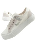 Lee Cooper Tenisi cu platforma [LCW-25-31-3479L] - albi
