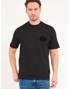 Lee Cooper Tricou cu decolteu la baza gatului si logo - Gri antracit