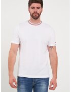 Lee Cooper Tricou cu decolteu rotund - Alb optic