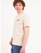 Lee Cooper Tricou cu imprimeu grafic - Bej deschis