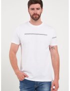 Lee Cooper Tricou cu imprimeu logo - Alb