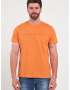 Lee Cooper Tricou cu imprimeu logo - Portocaliu