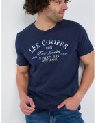 Lee Cooper Tricou cu logo contrastant - Bleumarin