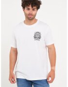 Lee Cooper Tricou din bumbac cu imprimeu discret - Alb
