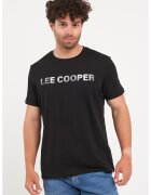 Lee Cooper Tricou din bumbac cu logo - Negru