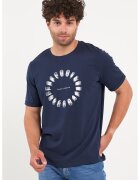 Lee Cooper Tricou regular fit cu imprimeu grafic - Alb/Bleumarin