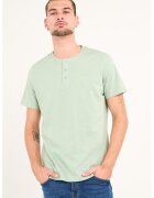 Lee Cooper Tricou regular-fit cu model uni - Verde pal
