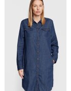 Lee Rochie camasa denim - albastru - bumbac - fermoar