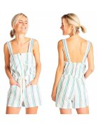 Lee Salopeta - Cami Playsuit - Croi Regular - Tip Picior: Drept - Inchidere: Nasturi - M - Alb - 1 Bucata