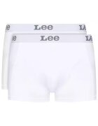 Lee Set Boxeri Barbati 2-Pack - Alb - 95% Bumbac - 5% Elastan - 2 Bucati - Alb
