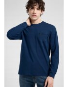 Lee Tricou barbati - POCKET TEE - bumbac - albastru - regular fit