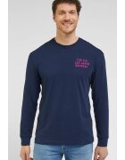 Lee Tricou barbati supradimensionat - bumbac - albastru - Albastru